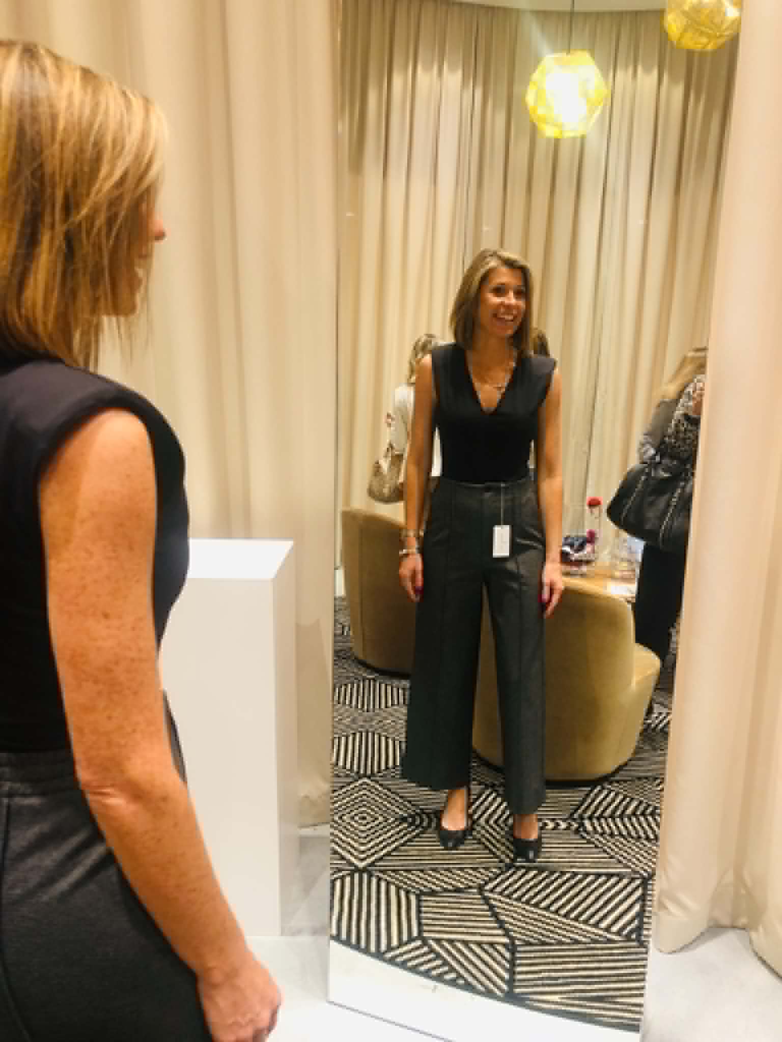 Julie lors d’une séance de conseil en image